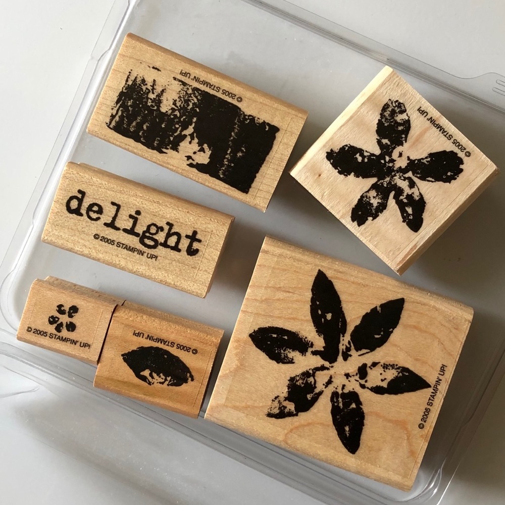 {StampinUp} FLORAL rubber stamp
